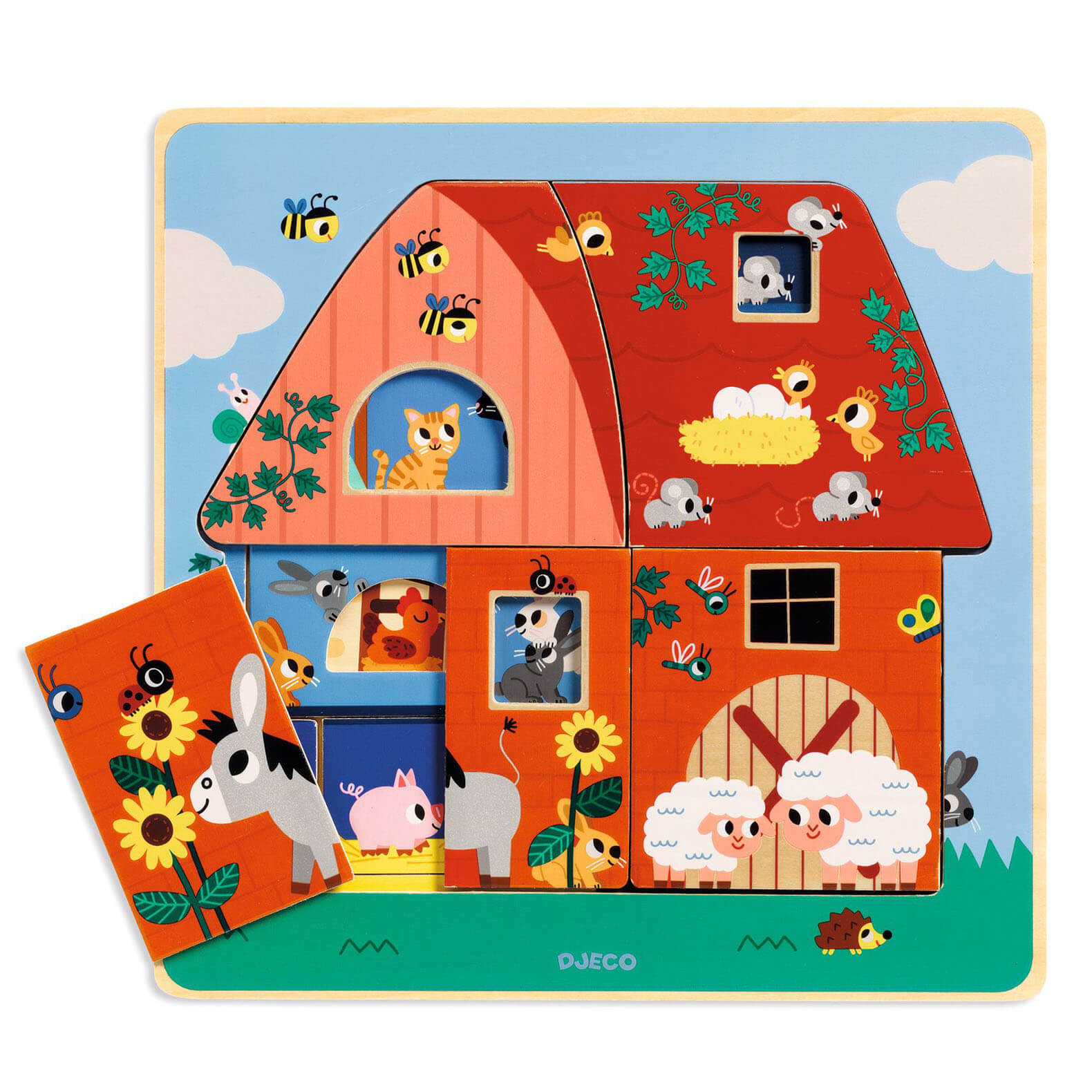 3 Layer Wooden Puzzle - Chez Moo