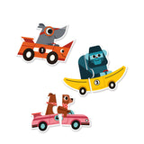 10 Duo Puzzles - Racing Cars