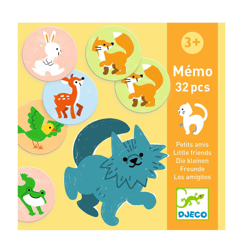 32 Piece Memo Game - Little Friends