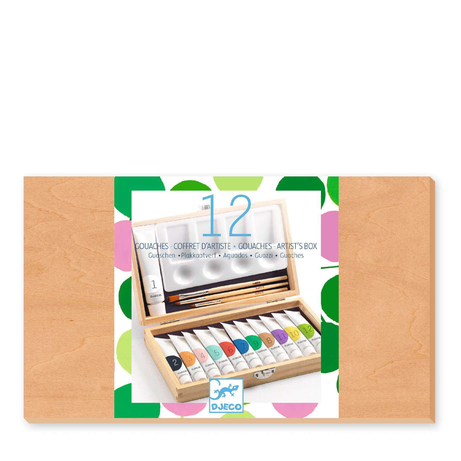 12 Gouaches Paint Tubes - Artist's Box