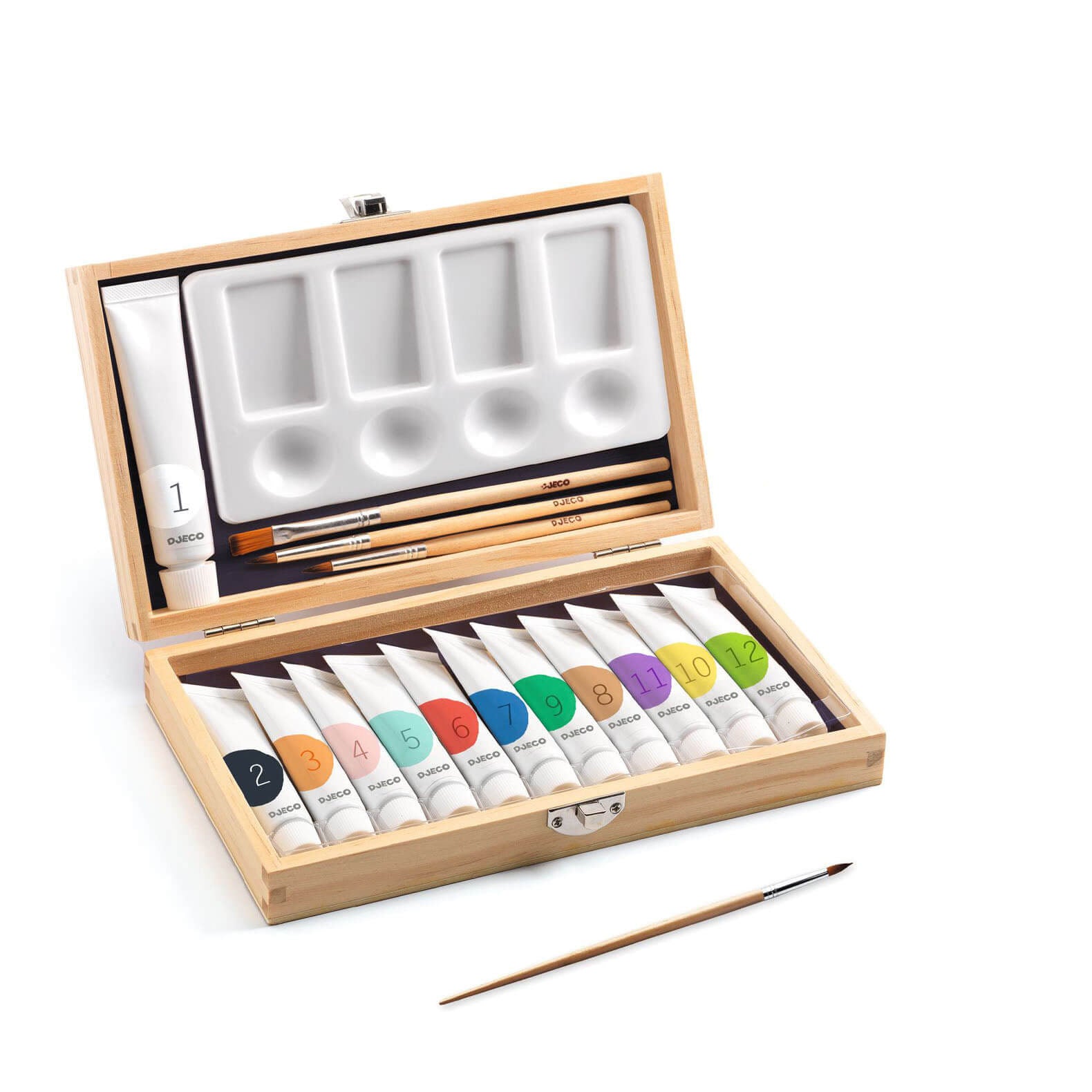 12 Gouaches Paint Tubes - Artist's Box