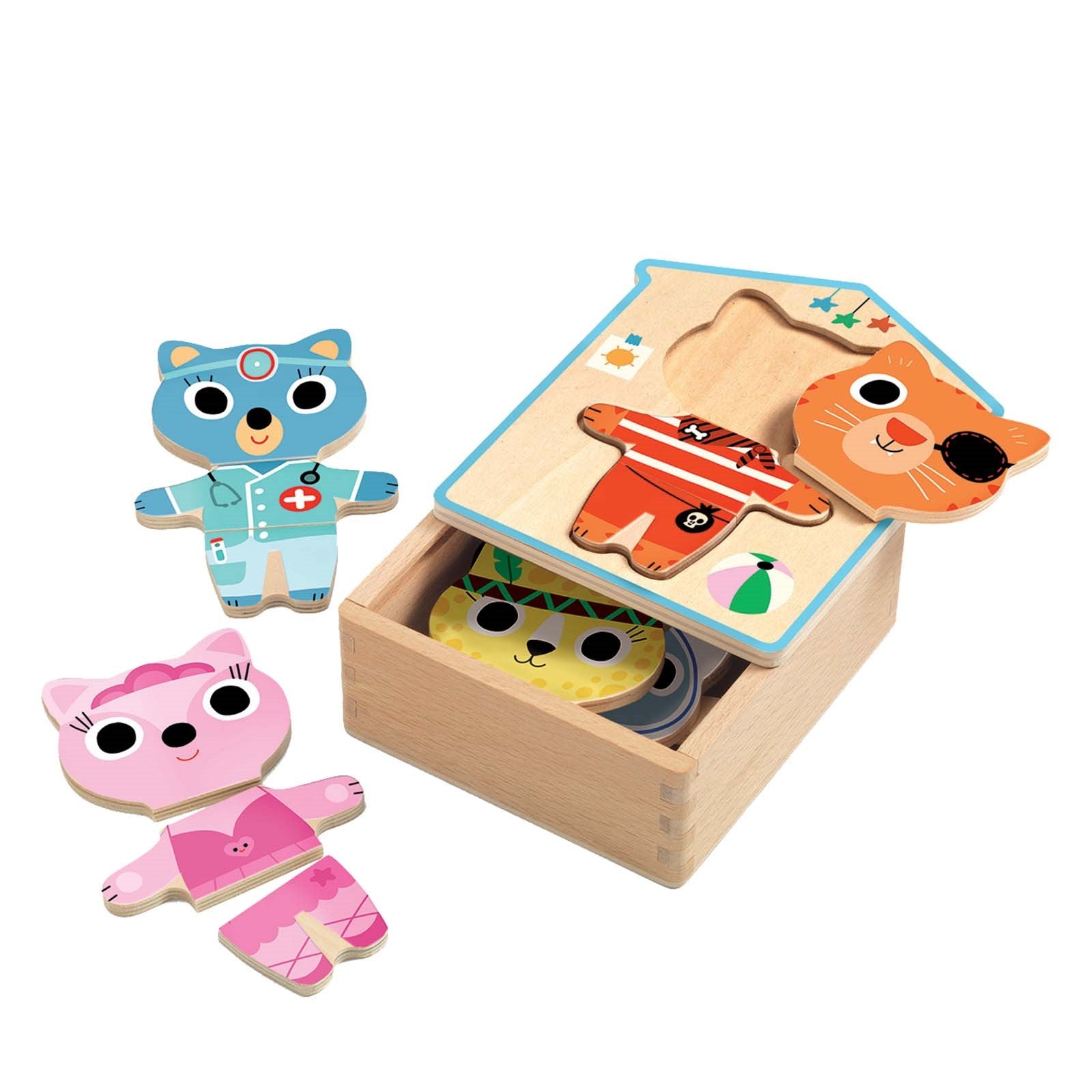 Dress-Up Mix Wooden Puzzle