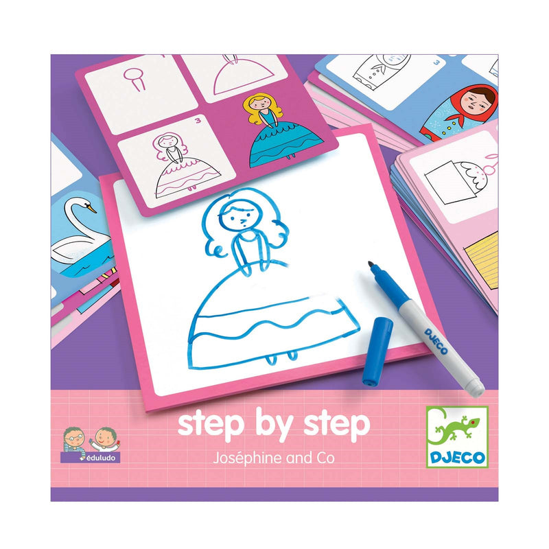 Josephine And Co Step By Step Drawing Game