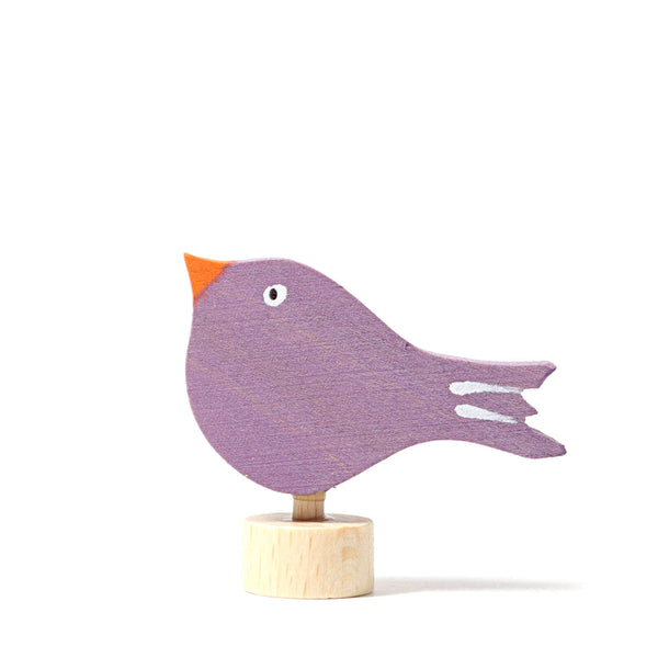 Wooden Figure - Sitting Bird