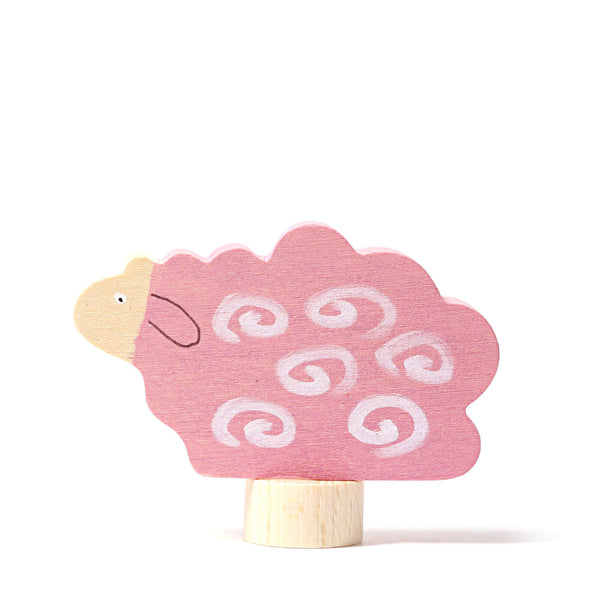 Wooden Figure - Lying Sheep