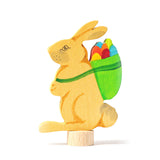 Wooden Figure - Rabbit With Basket