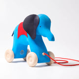 Wooden Pull Along - Elephant Otto