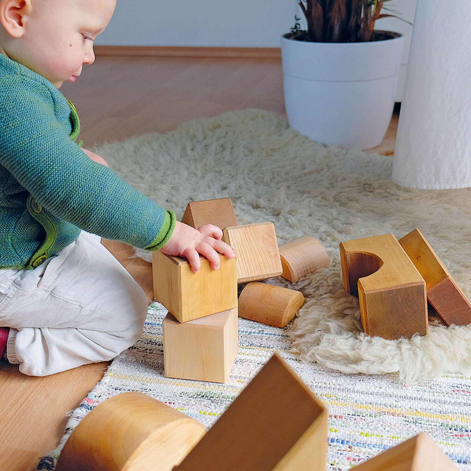 Wooden Natural Giant Building Blocks