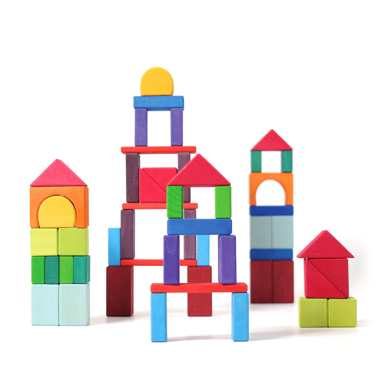 30 Blocks Grimm’s 60 Coloured Geo Blocks Building Blocks