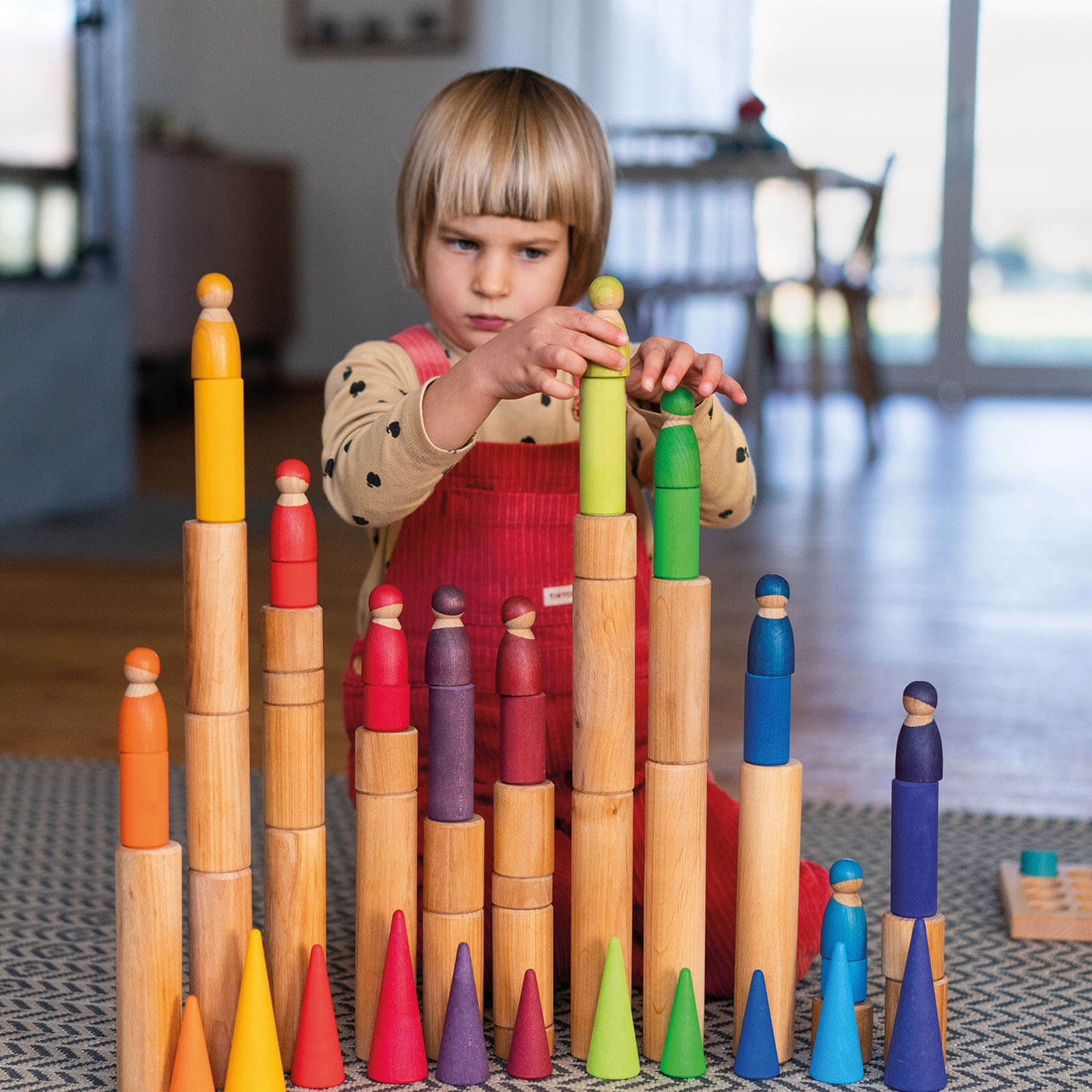 Large Natural Rollers Blocks