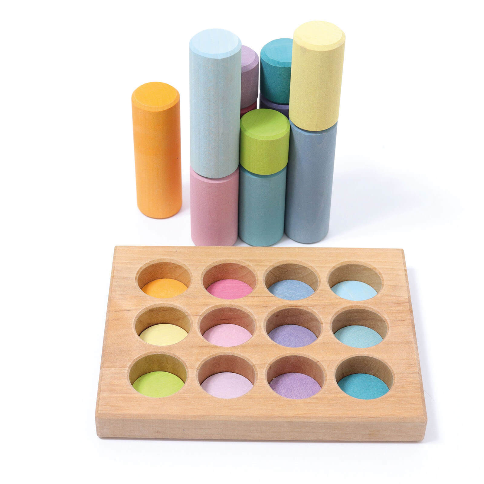 Stacking Game Small Pastel Rollers