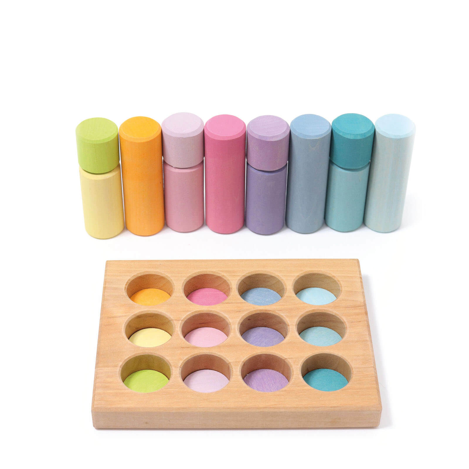 Stacking Game Small Pastel Rollers