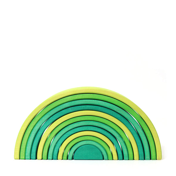 Large Wooden Rainbow - Meadow Green