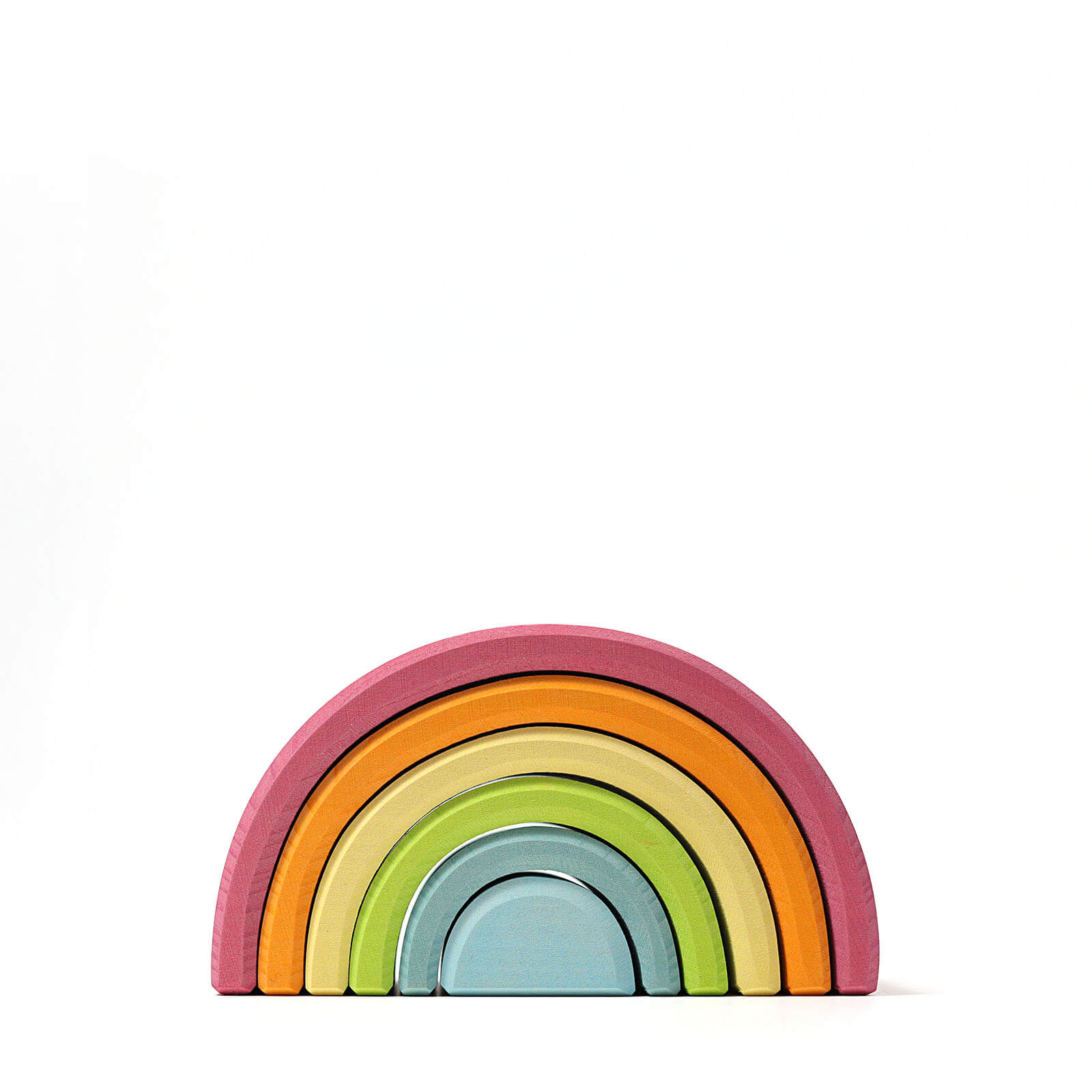 Wooden Rainbow - Pastel