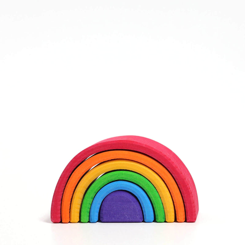 Small Wooden Rainbow - Coloured