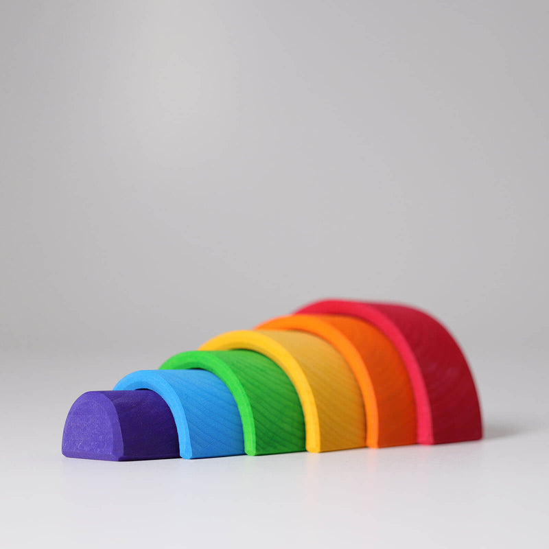 Small Wooden Rainbow - Coloured