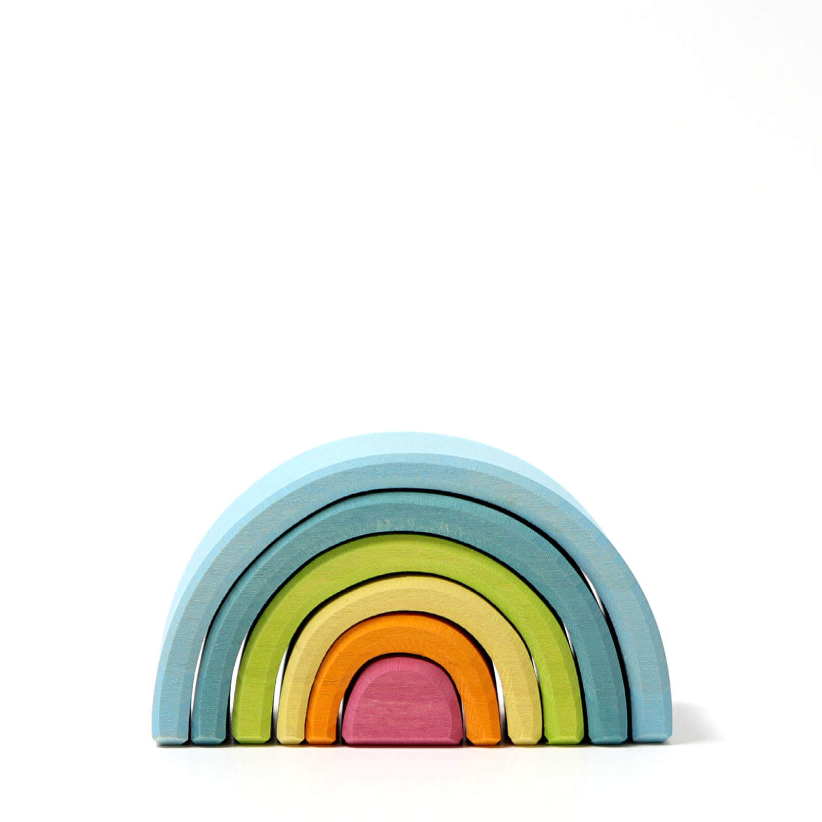 Small Wooden Rainbow - Pastel