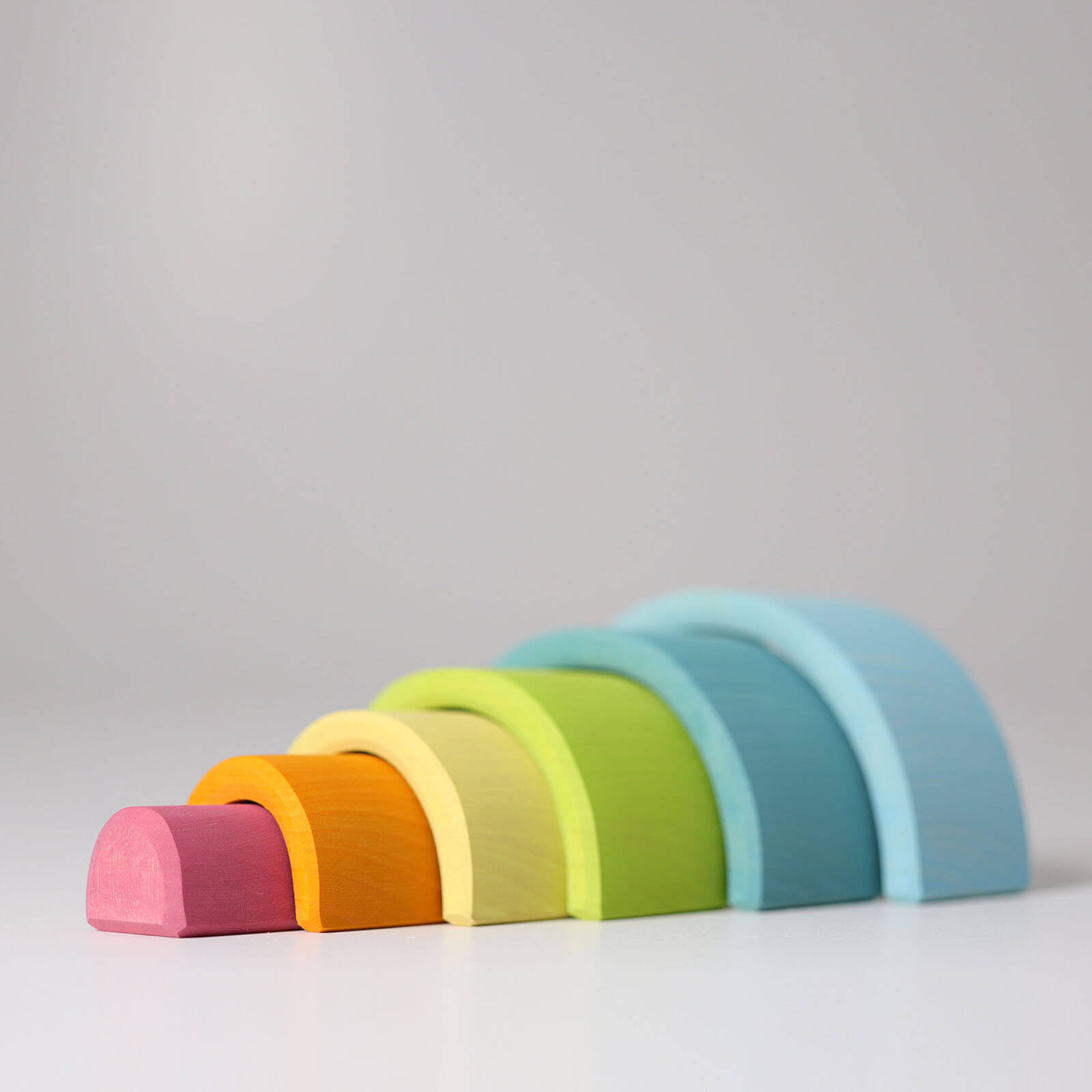 Small Wooden Rainbow - Pastel