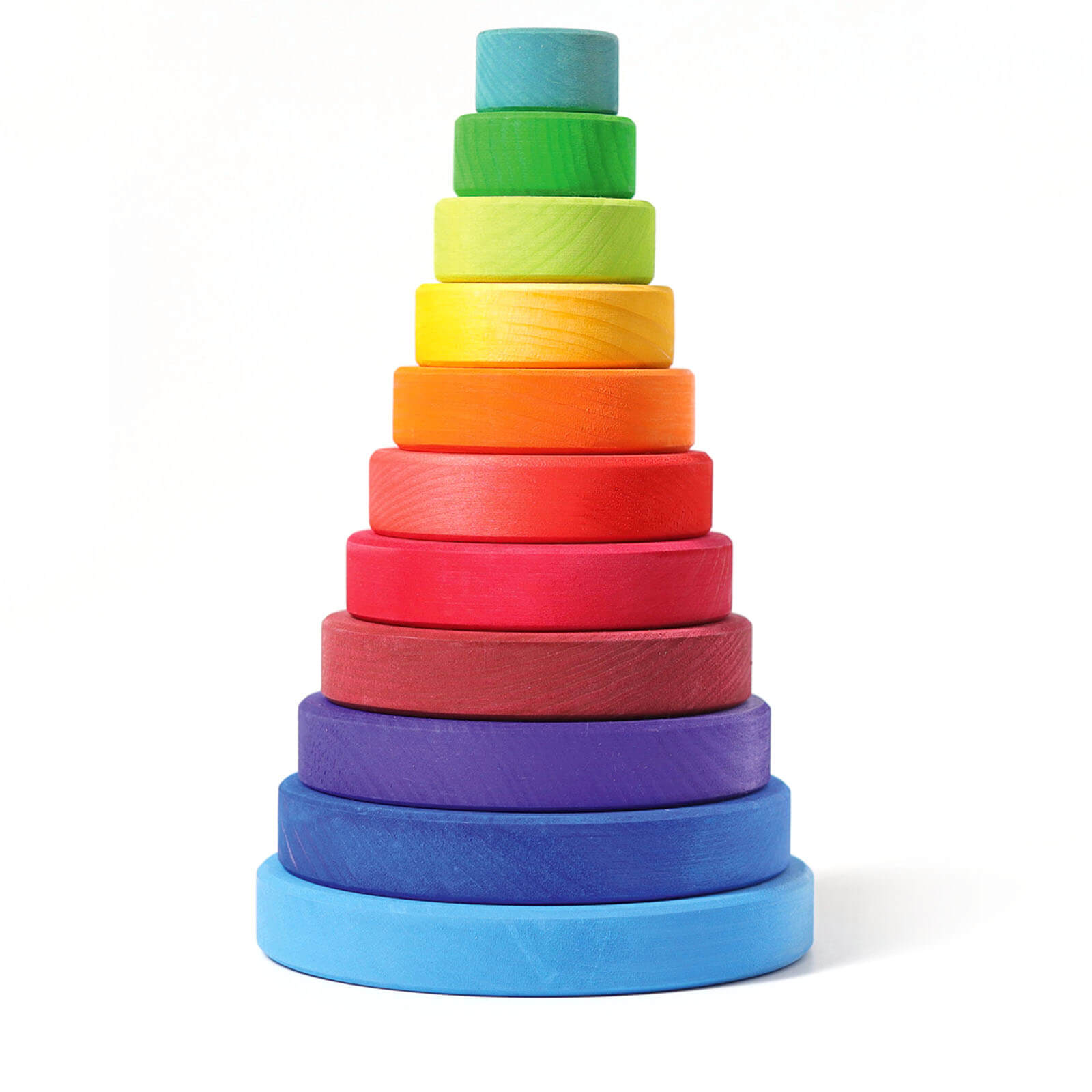 Wooden Conical Tower - Colourful