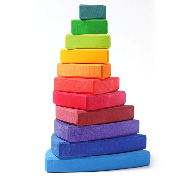 Wooden Conical Tower Wankel - Colourful