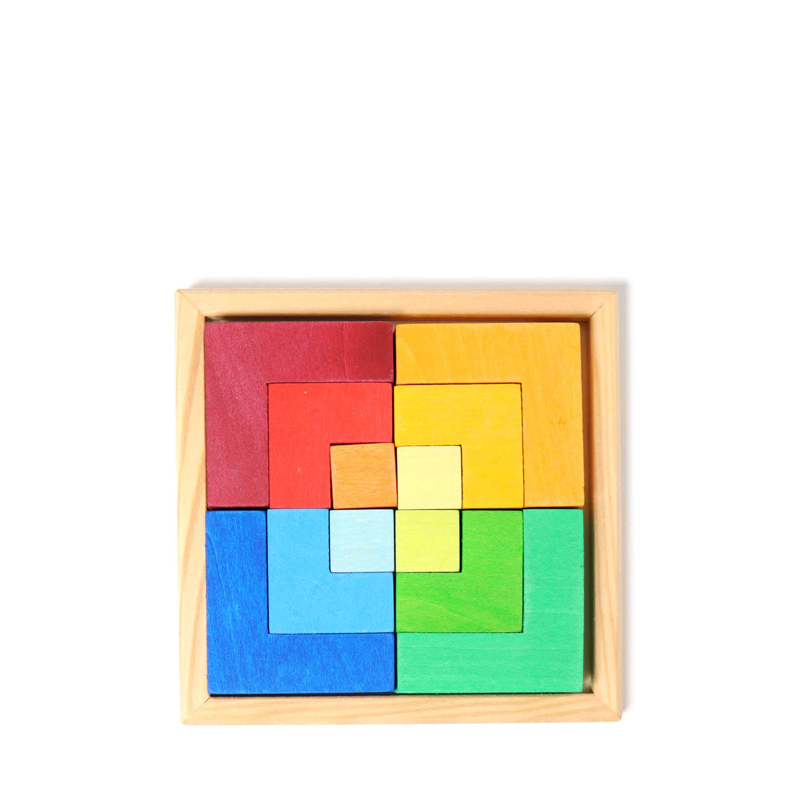 Grimm’s Creative Set Square Building Block Puzzle – Small Kins