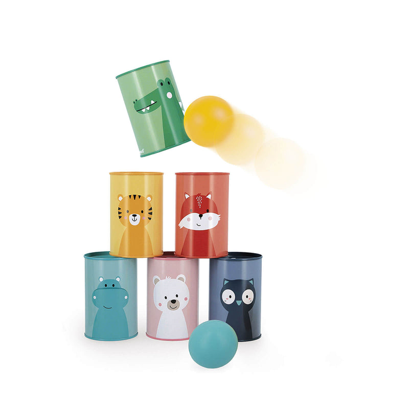 Animals Tumbling Cans
