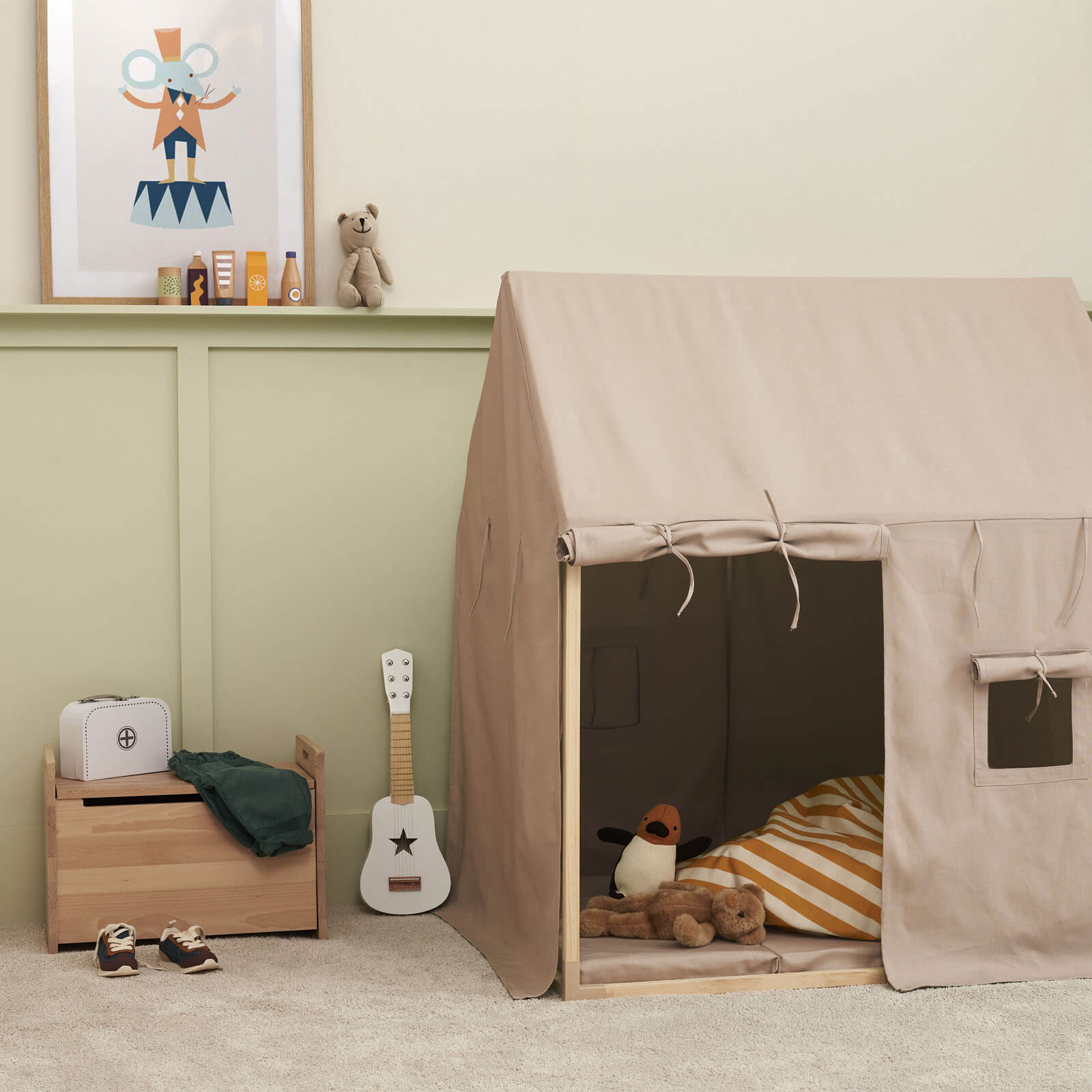 Play House Tent Beige
