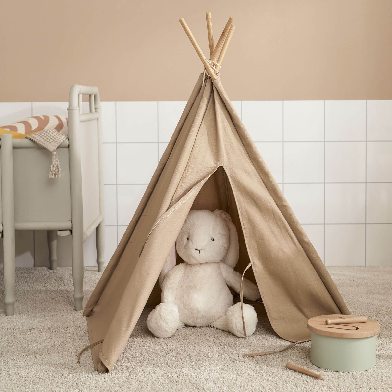 Mini Tipi Tent Beige