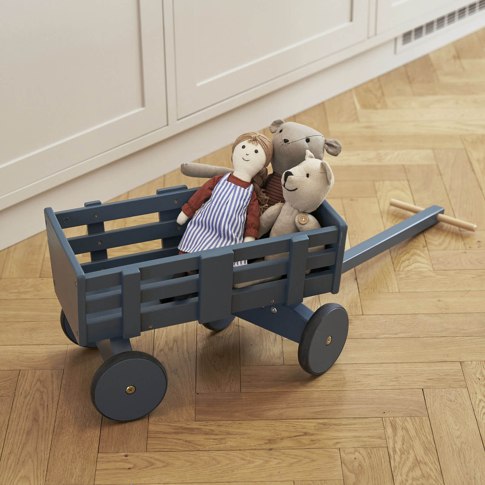 Carl Larsson Pull Wagon Blue