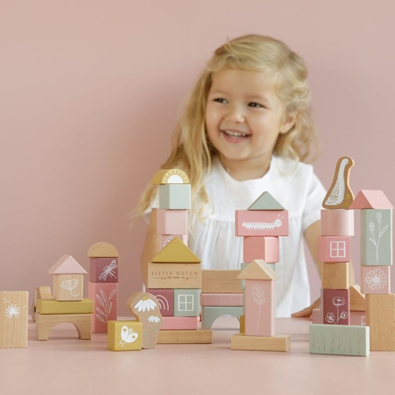 Building Blocks Pink