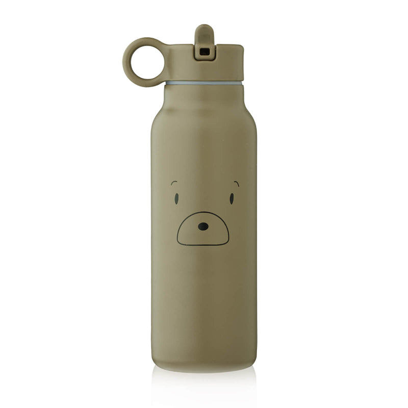 Falk Water Bottle 350 Ml Mr Bear Khaki