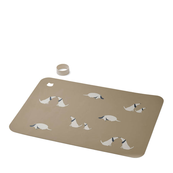 Jude Placemat Dog Oat Mix