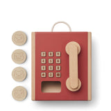 Rufus Payphone Apple Red / Pale Tuscany Rose
