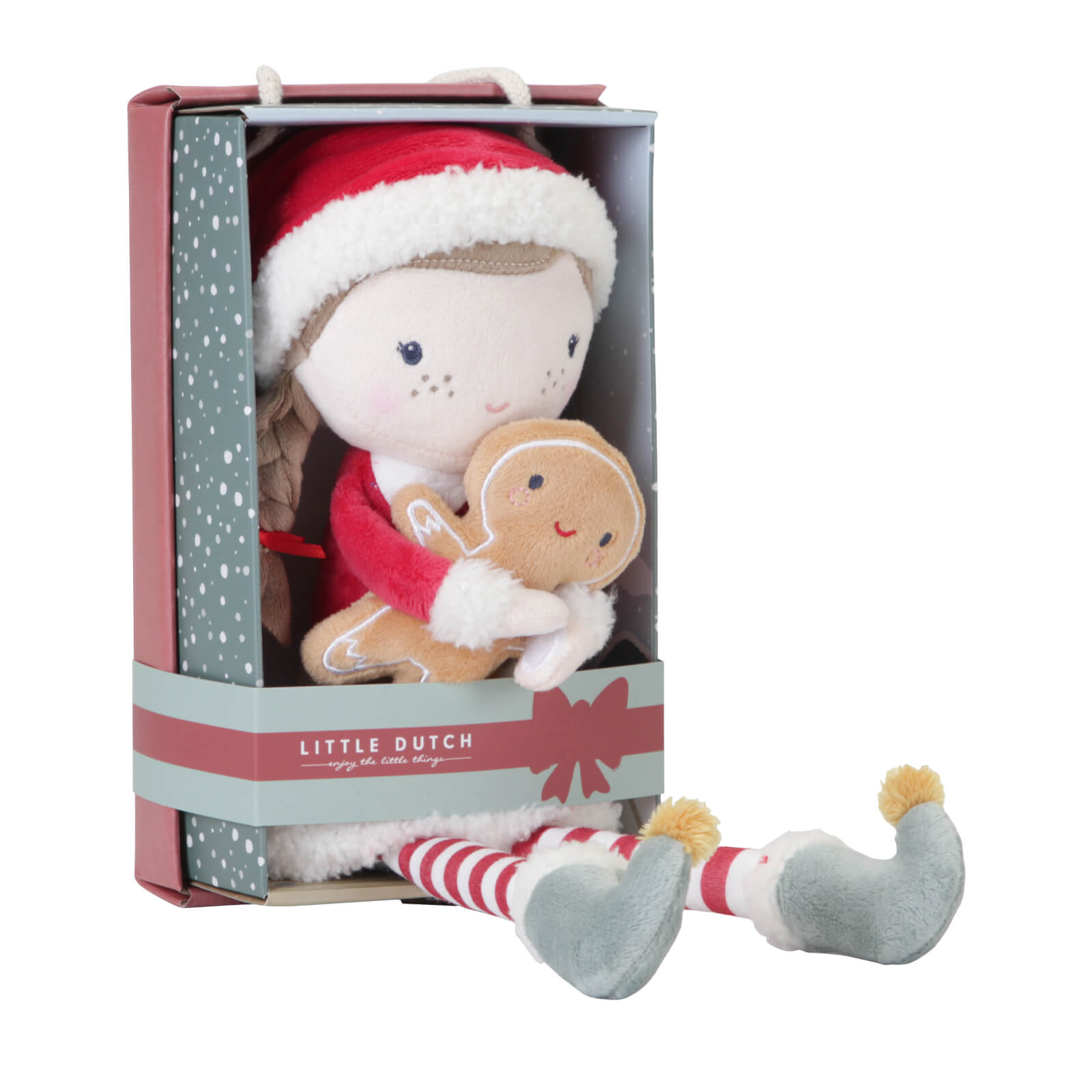 Cuddle Doll Christmas Rosa 35 cm