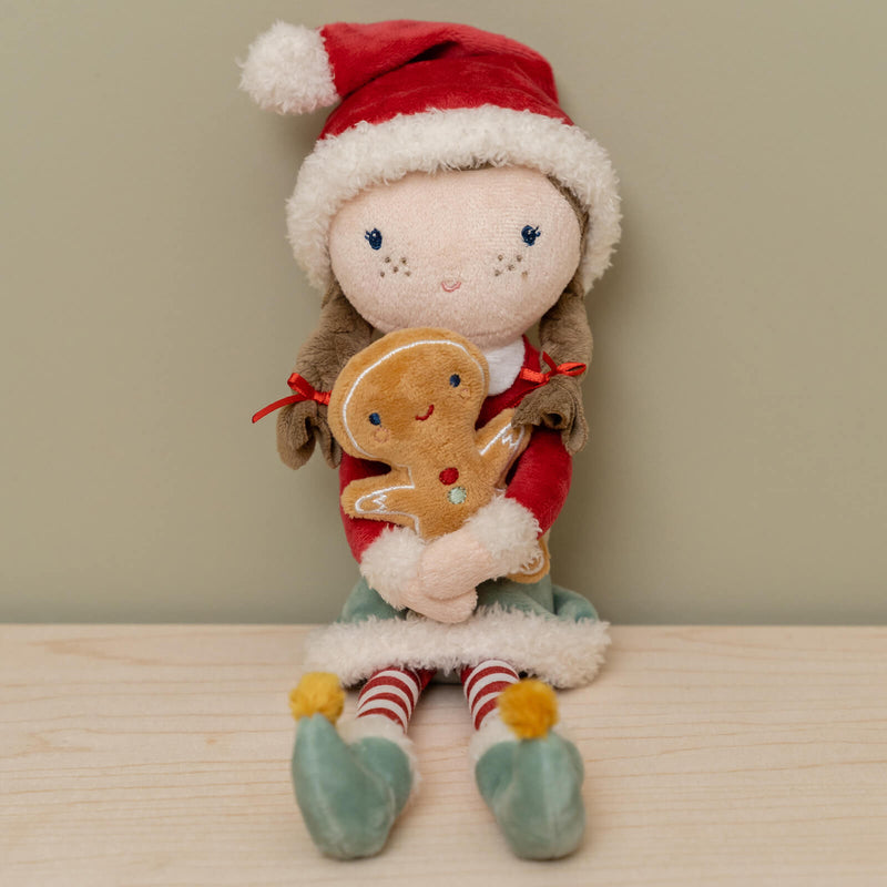 Cuddle Doll Christmas Rosa 35 cm