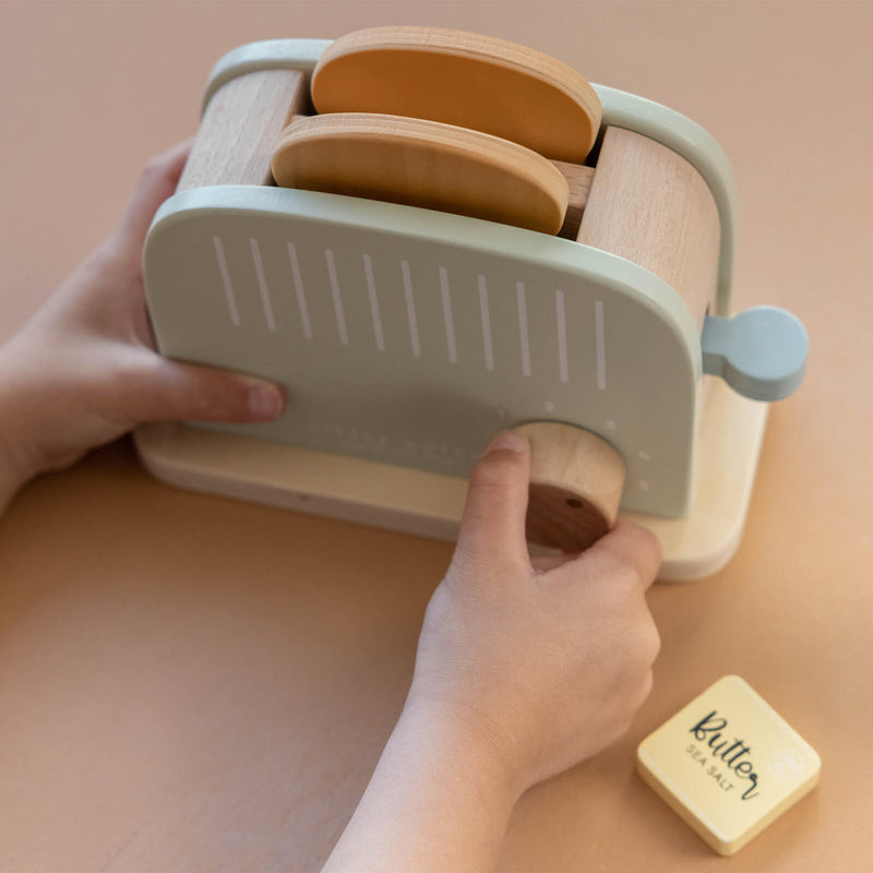 Wooden Toaster and Accessories