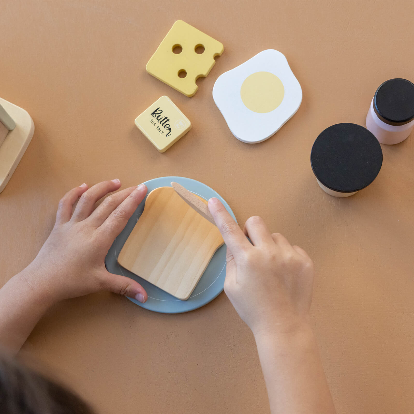 Wooden Toaster and Accessories