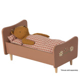 Wooden Bed Teddy Mom - Rose