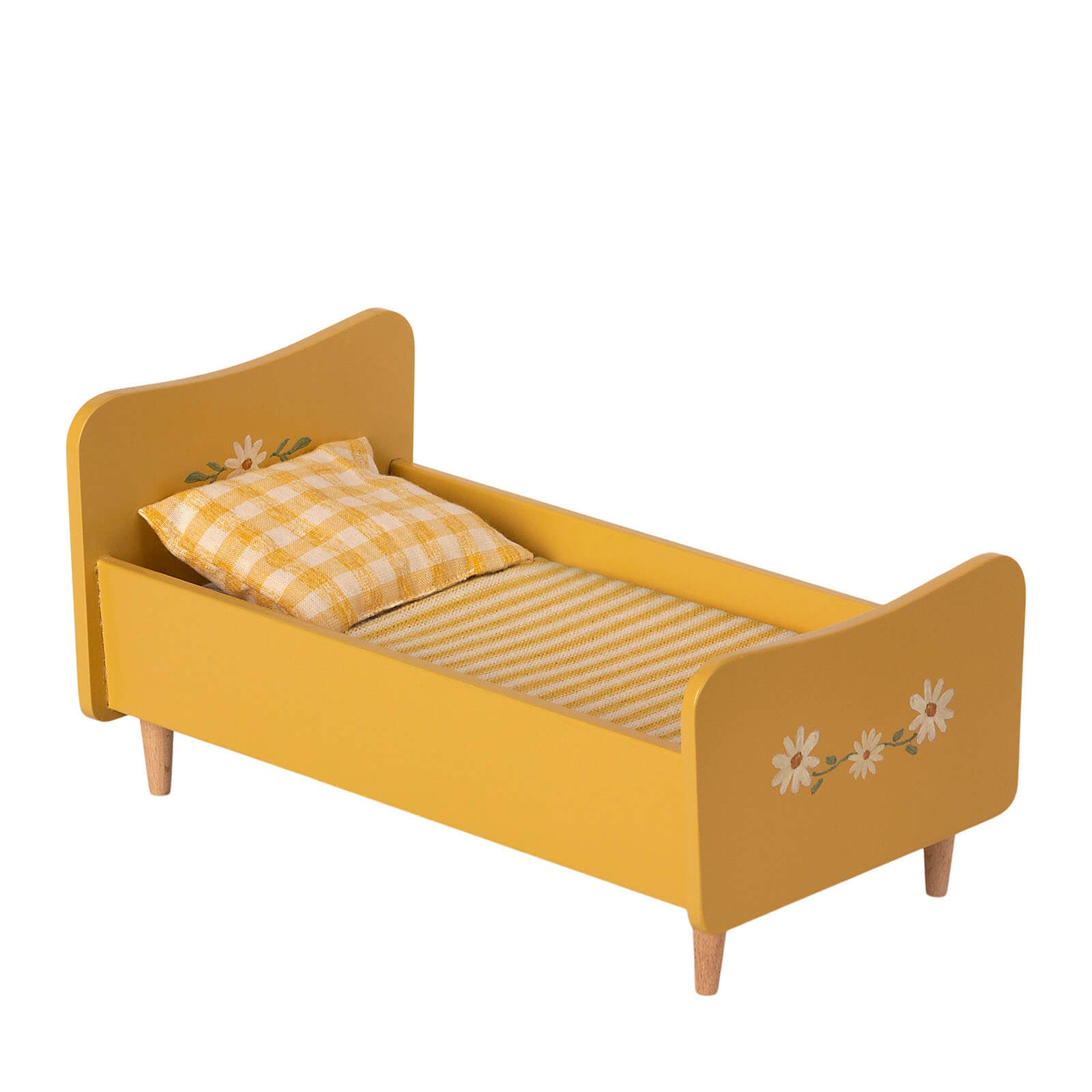 Wooden Bed Mini - Yellow