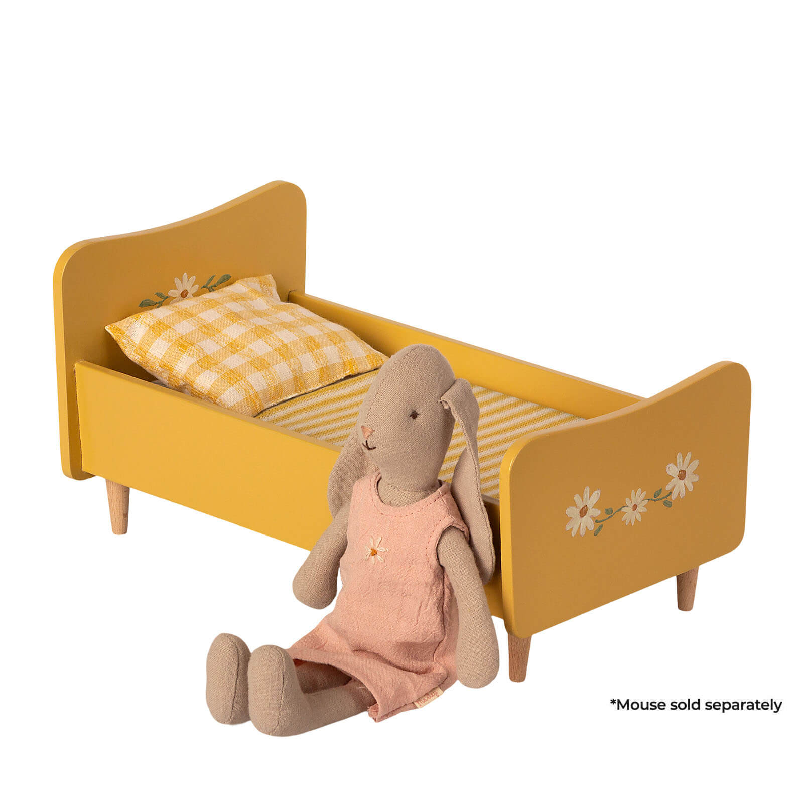 Wooden Bed Mini - Yellow