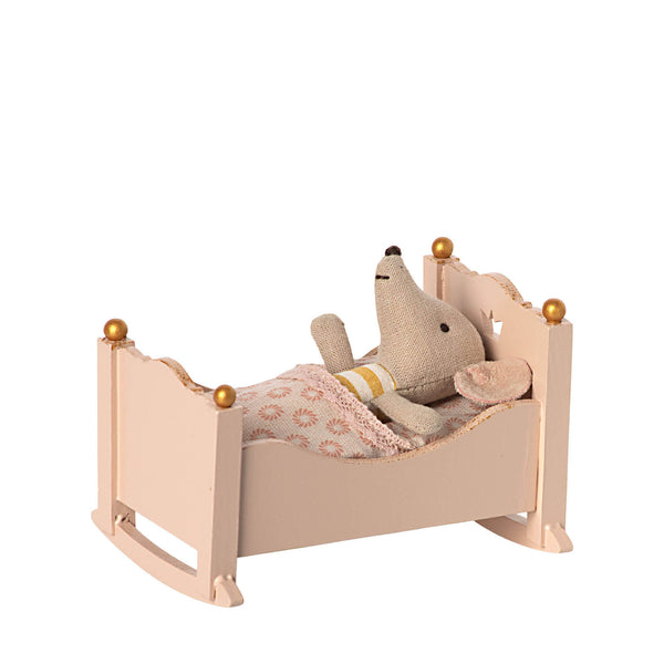 Cradle Baby Mouse - Rose