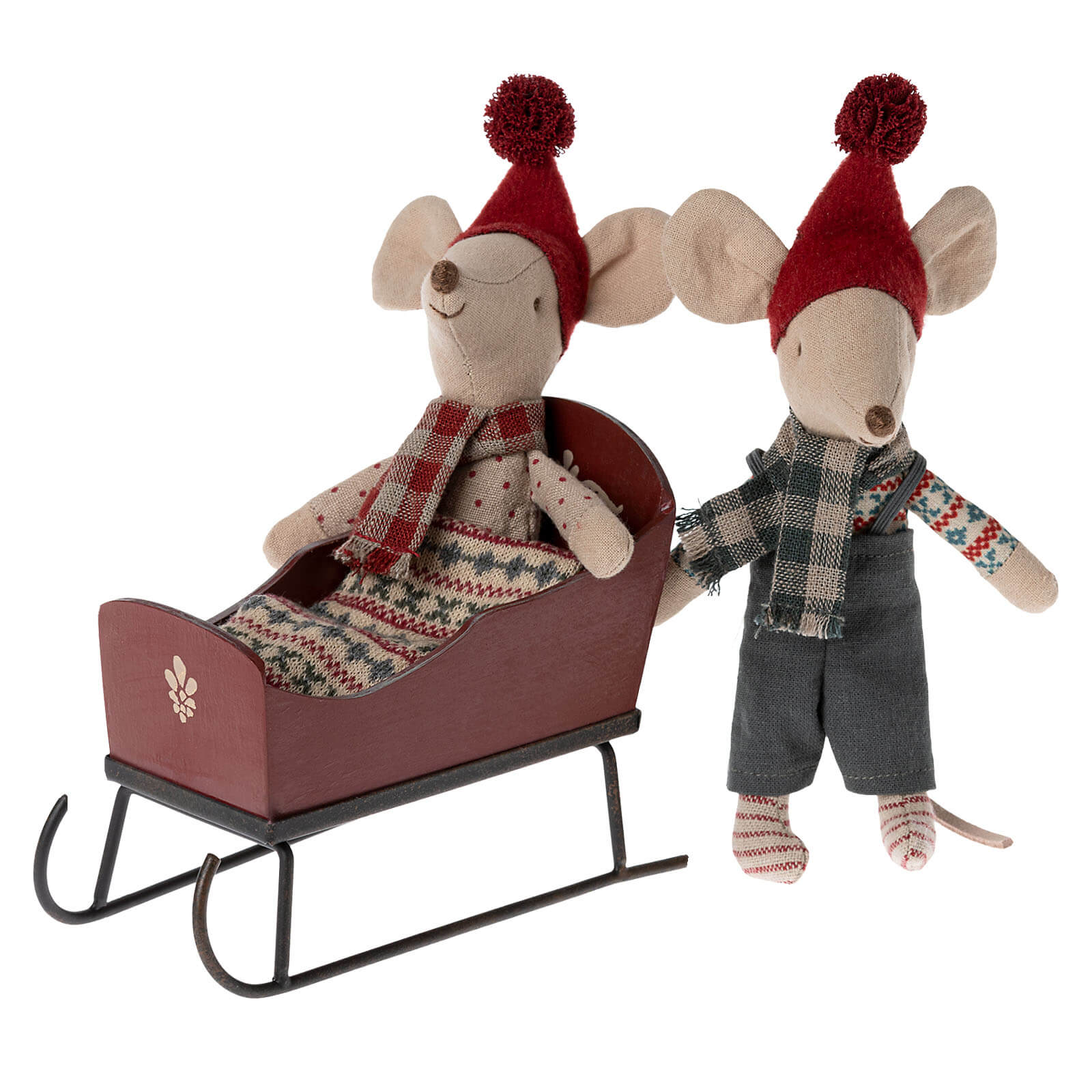 Sleigh Mouse - Red