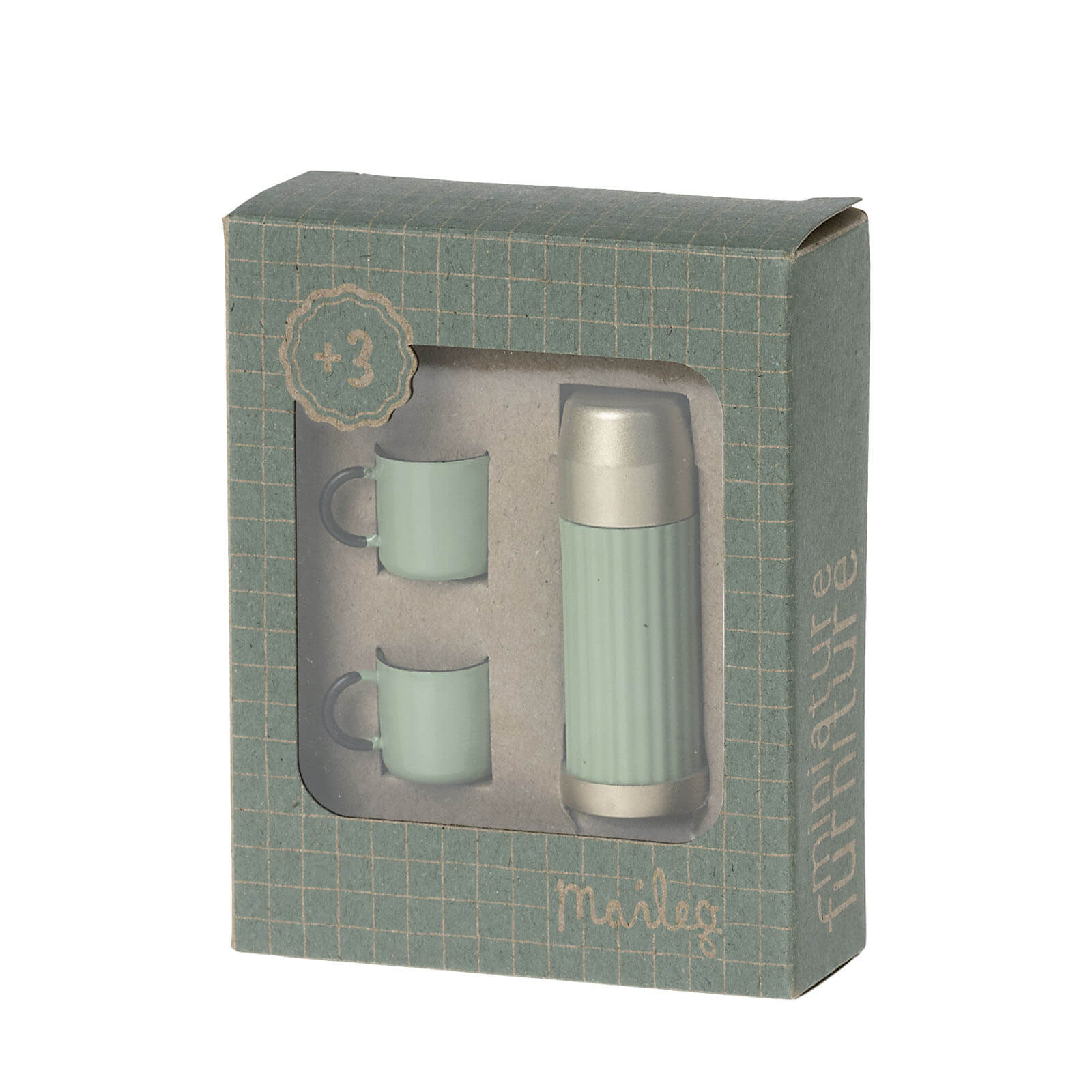 Thermos And Cups - Mint