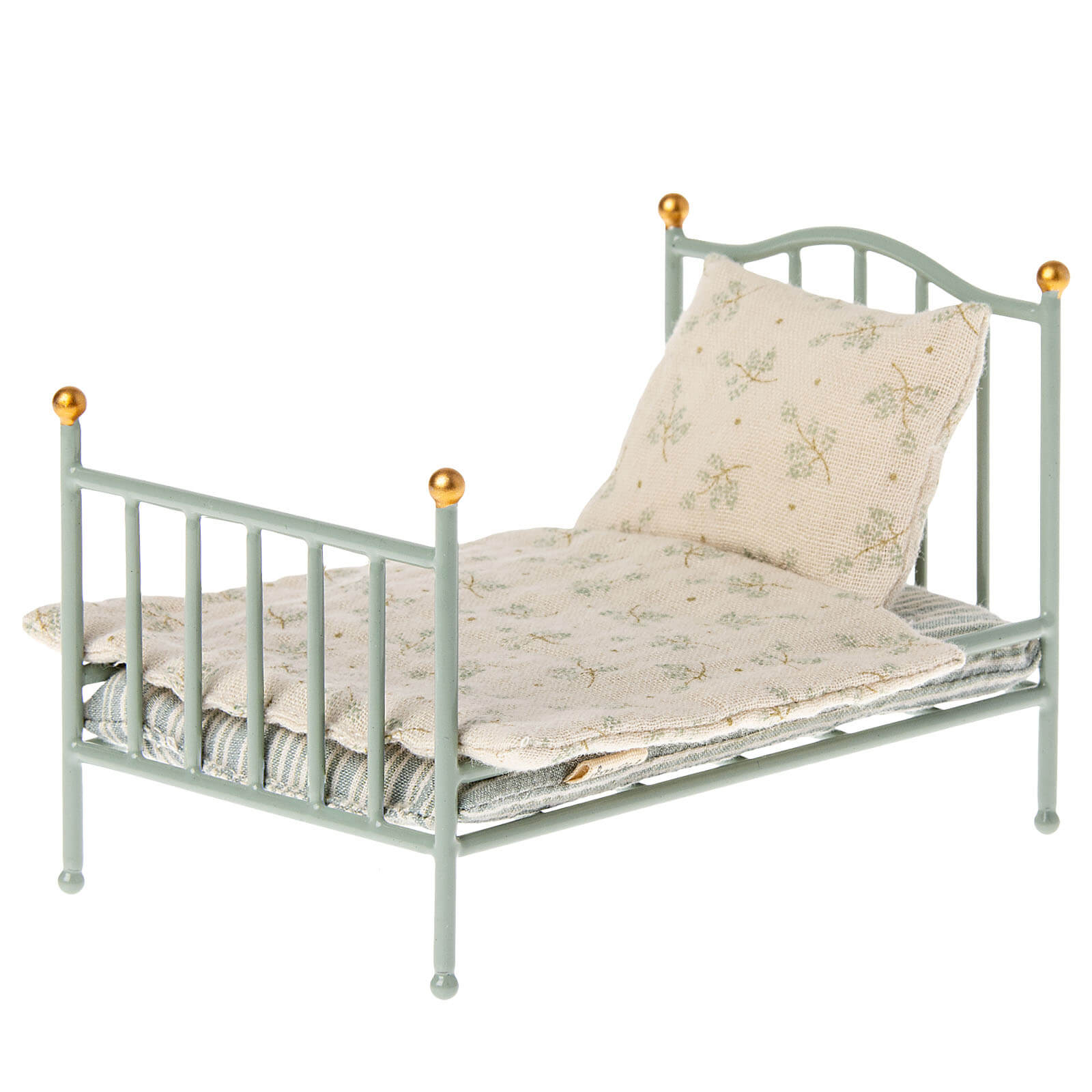 Vintage Bed For Mouse - Mint