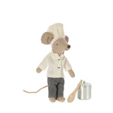 Chef Mouse With Soup Pot and Spoon
