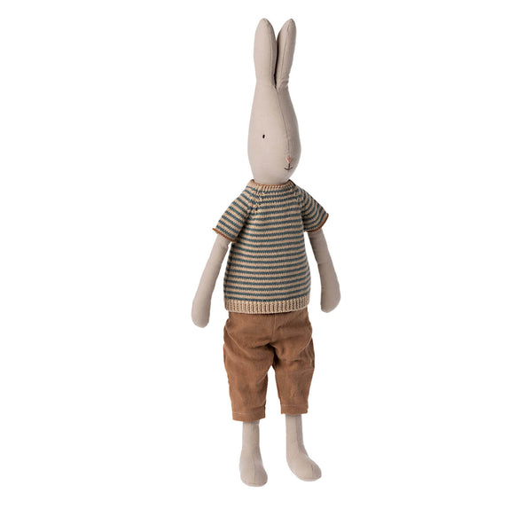 Rabbit Size 4 With Knitted Blouse And Pants
