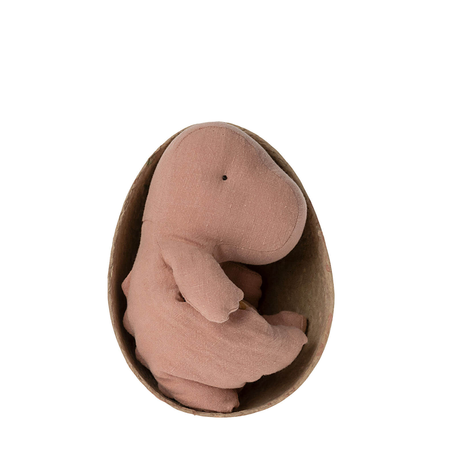 Gantosaurus In Egg Small - Old Rose