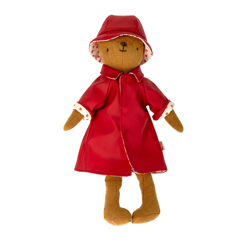 Rain Coat With Hat - Teddy Mum