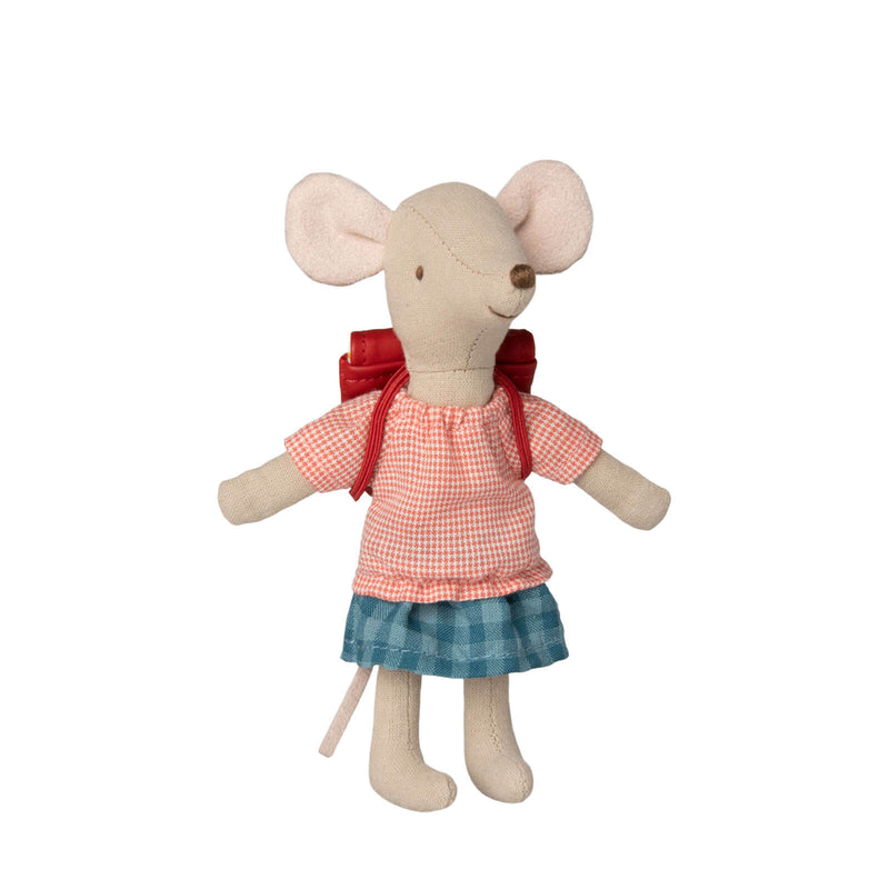 Big Sister Mouse For Tricycle With Red Bag