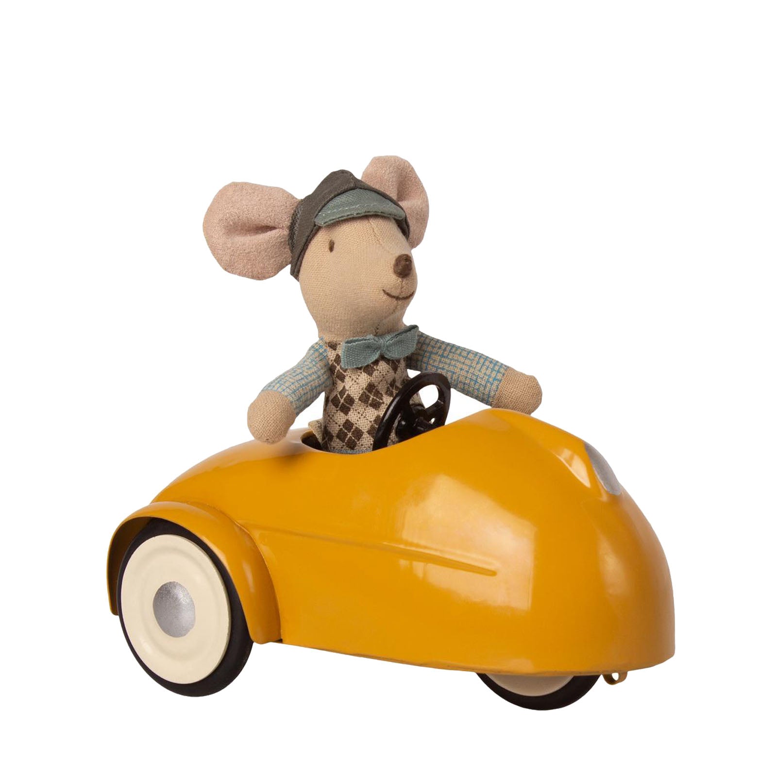Mouse Car and Garage Yellow